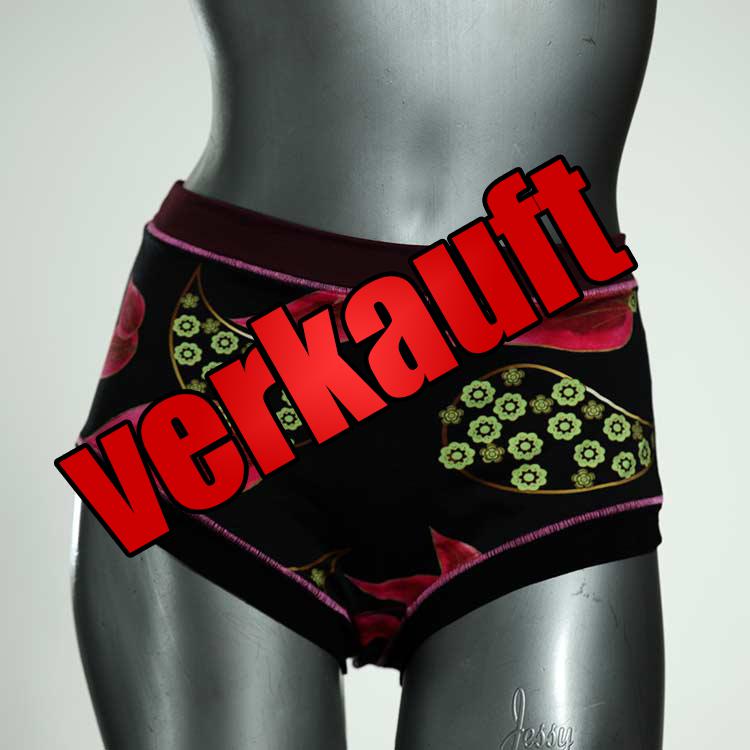 nachhaltige bequeme sexy gemusterte Hotpant aus Baumwolle, Unterwäsche für Damen