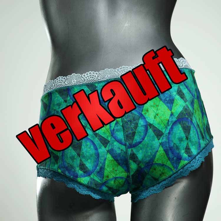 ökologische bunte günstige attraktive Hotpant aus Baumwolle, Unterwäsche für Damen