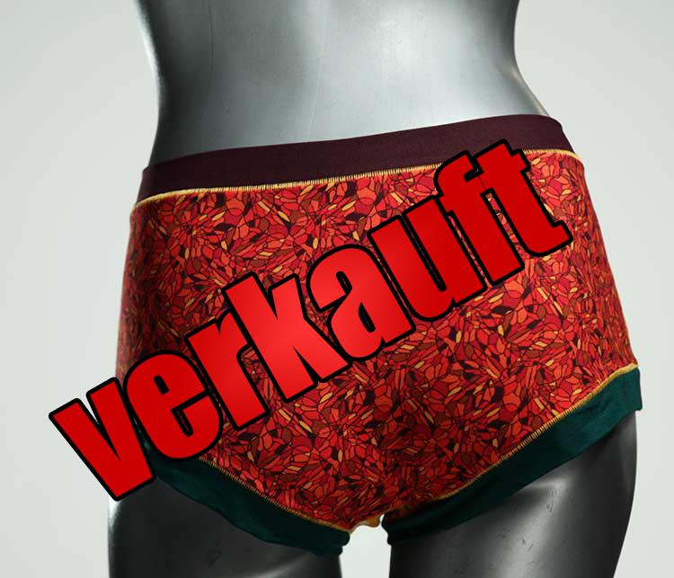 handgemachte süße nachhaltige gemusterte Hotpant aus Baumwolle, Unterwäsche für Damen