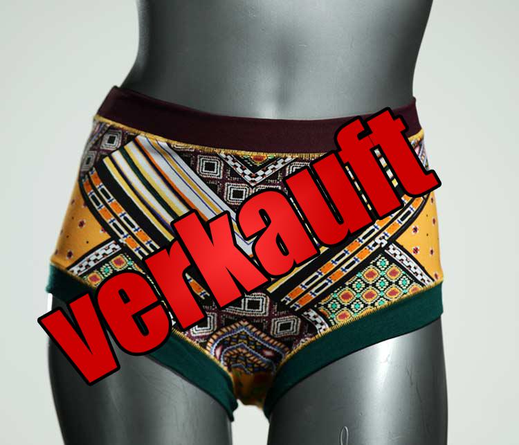 handgemachte süße nachhaltige gemusterte Hotpant aus Baumwolle, Unterwäsche für Damen