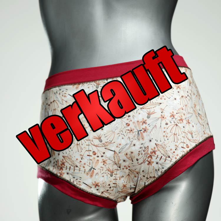 sexy gemusterte günstige farbige Hotpant aus Baumwolle, Unterwäsche für Damen