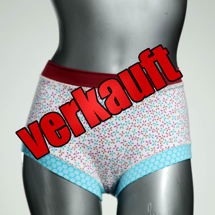 nachhaltige bunte schöne bequeme Hotpant aus Baumwolle, Unterwäsche für Damen