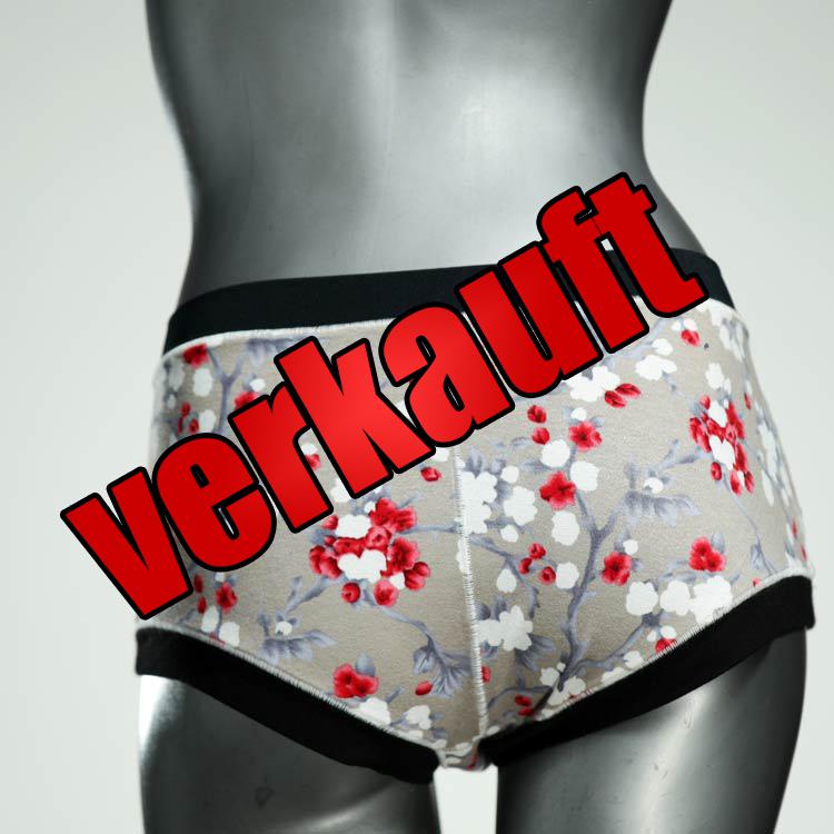 gemusterte sexy attraktive nachhaltige Hotpant aus Baumwolle, Unterwäsche für Damen