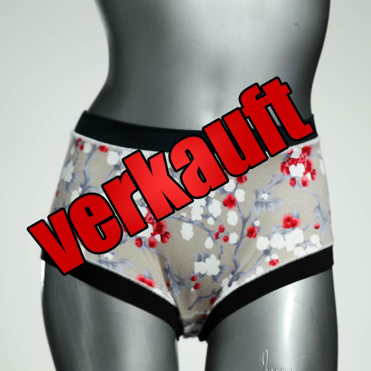 gemusterte sexy attraktive nachhaltige Hotpant aus Baumwolle, Unterwäsche für Damen