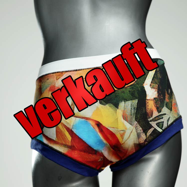 süße bunte gemusterte nachhaltige Hotpant aus Baumwolle, Unterwäsche für Damen