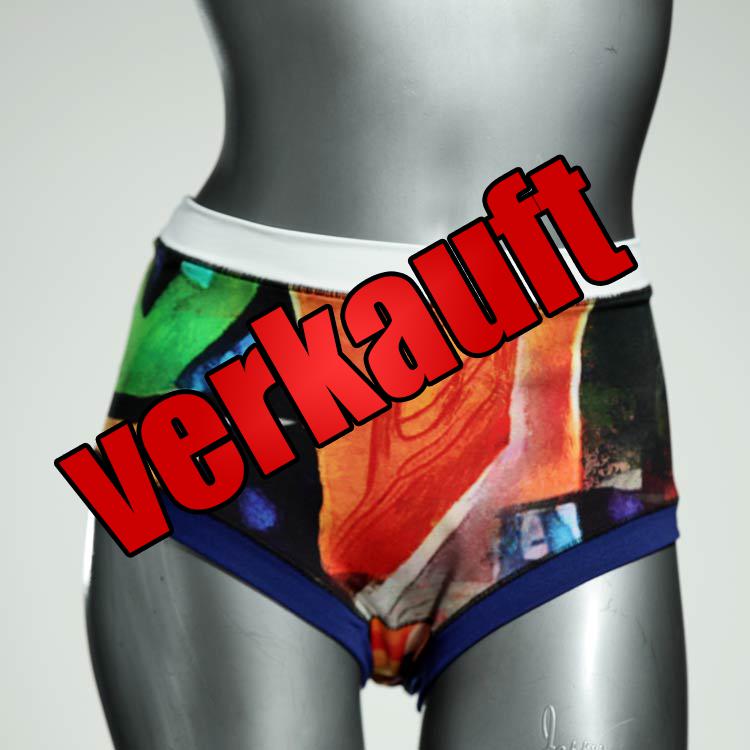 süße bunte gemusterte nachhaltige Hotpant aus Baumwolle, Unterwäsche für Damen