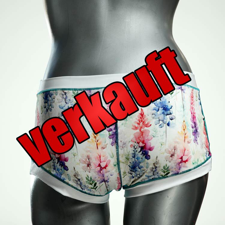 gemusterte bunte nachhaltige sexy Hotpant aus Baumwolle, Unterwäsche für Damen