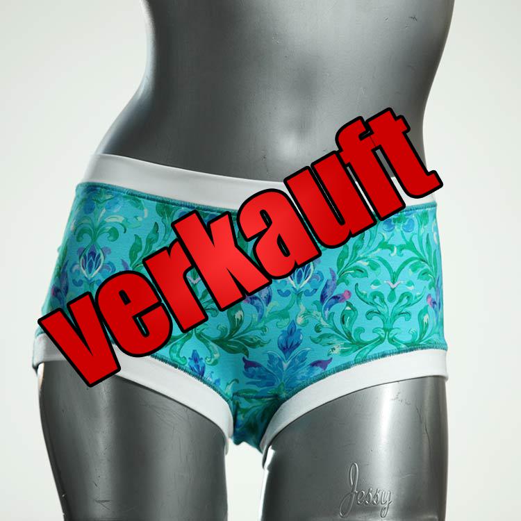 gemusterte bunte nachhaltige sexy Hotpant aus Baumwolle, Unterwäsche für Damen