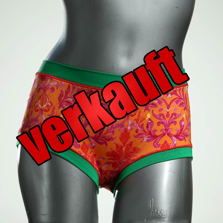 nachhaltige bunte farbige preiswerte Hotpant aus Baumwolle, Unterwäsche für Damen