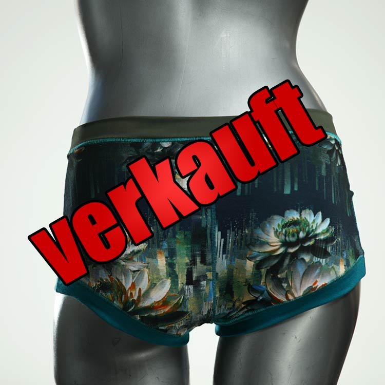 gemusterte nachhaltige schöne ökologische Hotpant aus Baumwolle, Unterwäsche für Damen