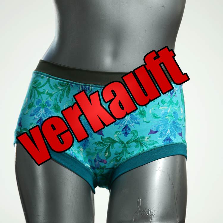 gemusterte nachhaltige schöne ökologische Hotpant aus Baumwolle, Unterwäsche für Damen