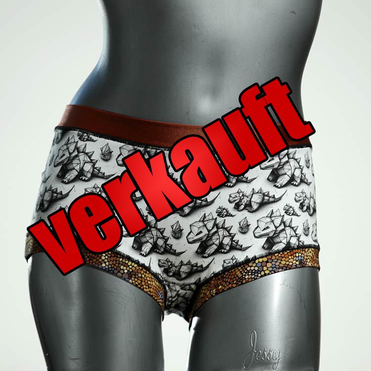 gemusterte nachhaltige preiswerte bunte Hotpant aus Baumwolle, Unterwäsche für Damen