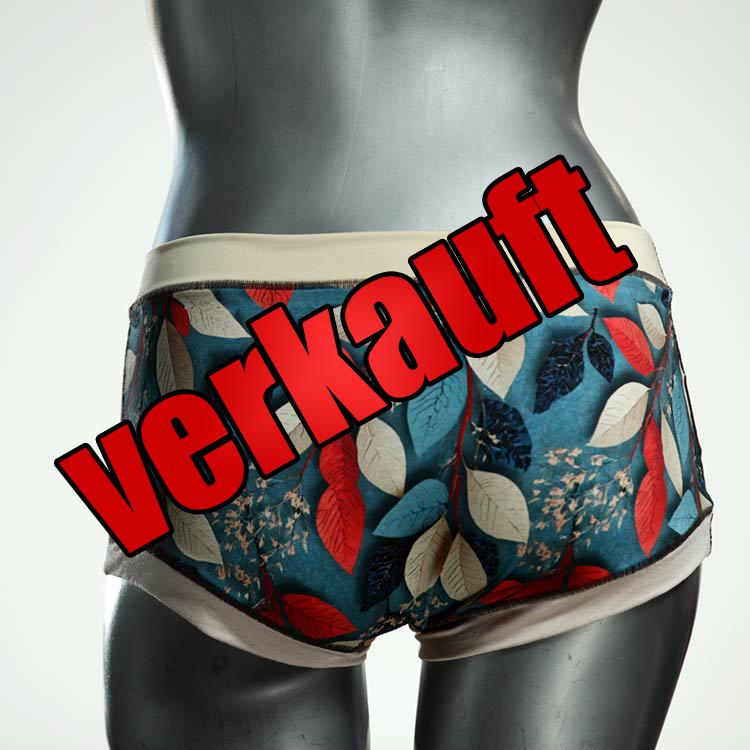 schöne ökologische gemusterte nachhaltige Hotpant aus Baumwolle, Unterwäsche für Damen