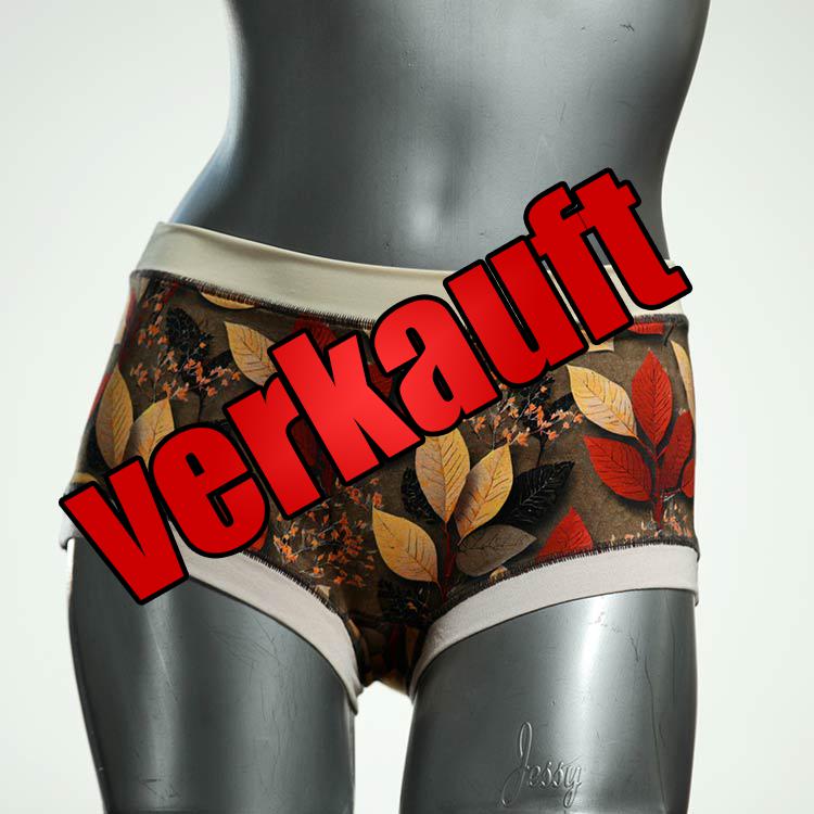 schöne ökologische gemusterte nachhaltige Hotpant aus Baumwolle, Unterwäsche für Damen