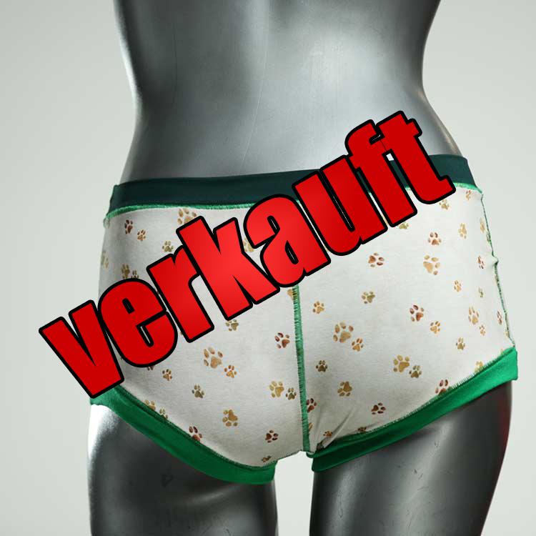 attraktive sexy gemusterte nachhaltige Hotpant aus Baumwolle, Unterwäsche für Damen