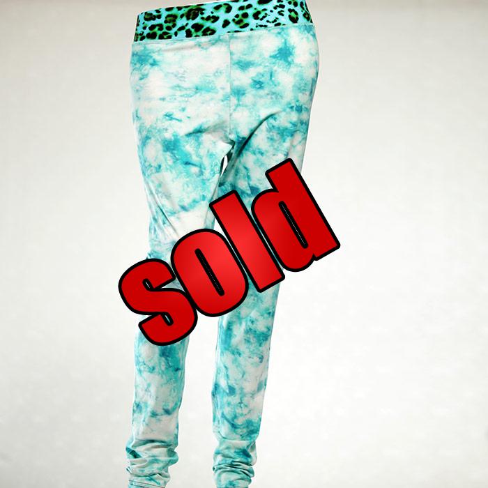  colourful patterned sustainable cotton leggin for women