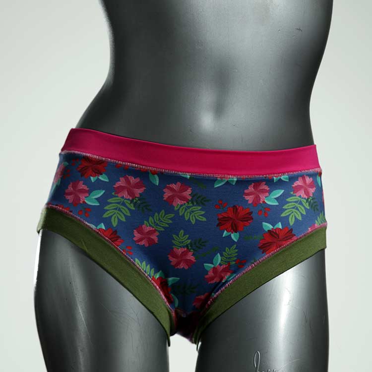 ökologische gemusterte günstige handgemachte Panty aus Baumwolle, Unterwäsche für Damen thumbnail