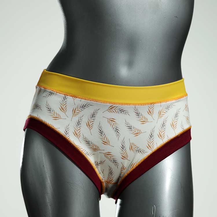 gemusterte farbige attraktive nachhaltige Panty aus Baumwolle, Unterwäsche für Damen thumbnail