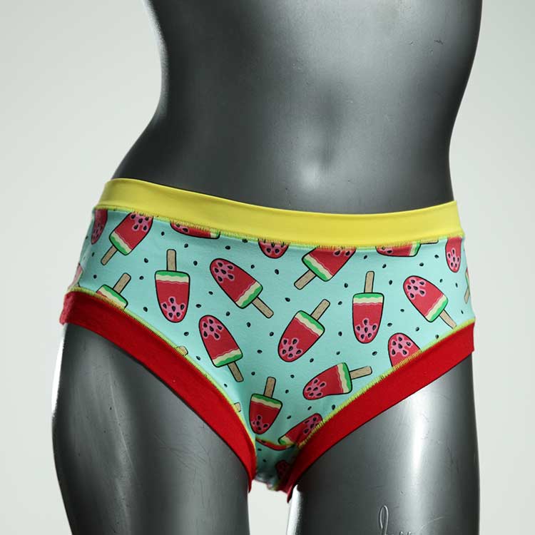 handgemachte farbige ökologische attraktive Panty aus Baumwolle, Unterwäsche für Damen thumbnail