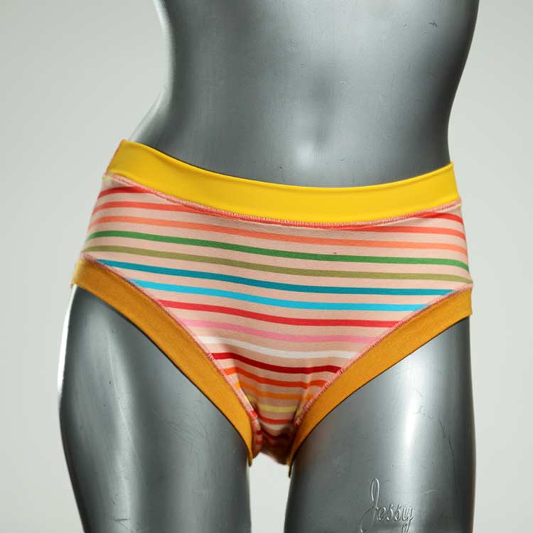 attraktive gemusterte farbige nachhaltige Panty aus Baumwolle, Unterwäsche für Damen thumbnail