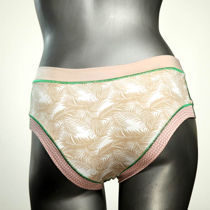handgemachte sexy gemusterte nachhaltige Panty aus Baumwolle, Unterwäsche für Damen thumbnail