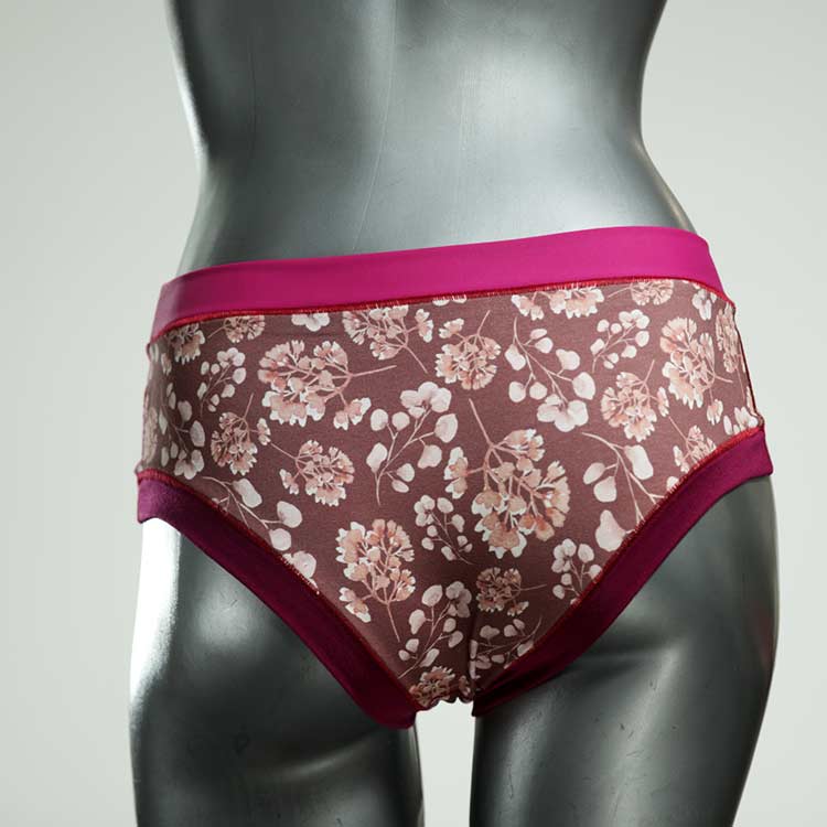 sexy gemusterte ökologische bequeme Panty aus Baumwolle, Unterwäsche für Damen