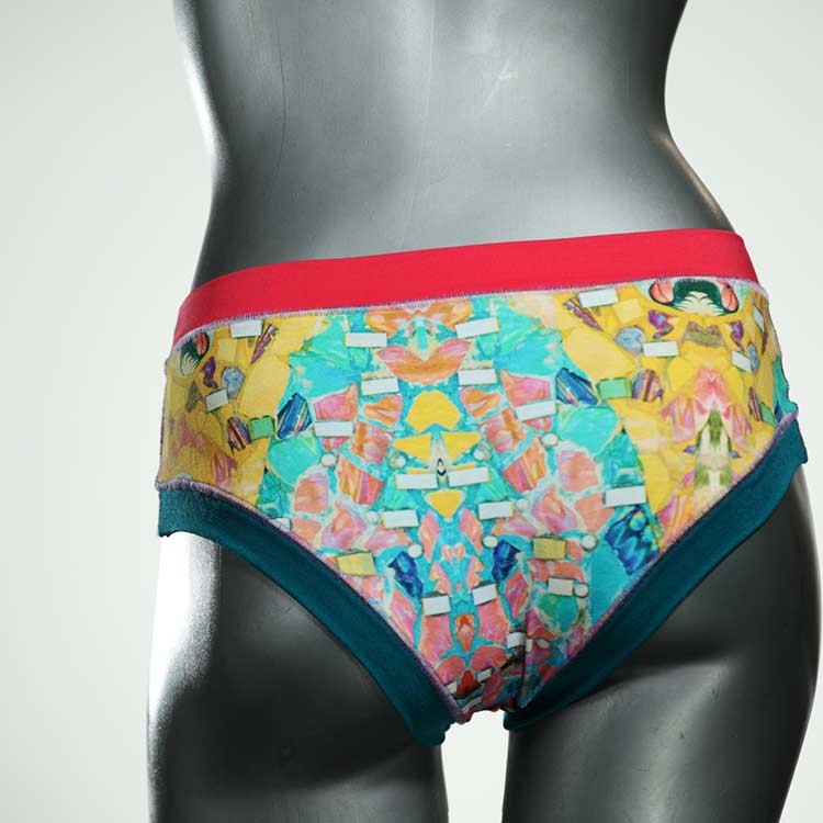 bequeme farbige handgemachte bunte Panty aus Baumwolle, Unterwäsche für Damen thumbnail