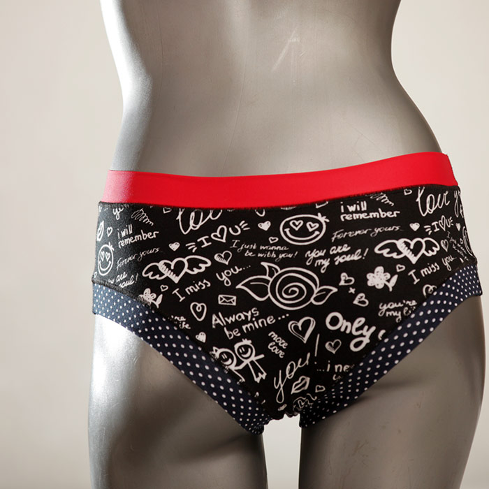  gemusterte reizende nachhaltige Panty - Unterhose - Slip aus Baumwolle für Damen thumbnail