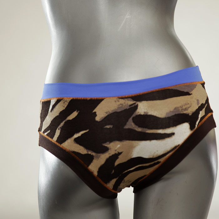  nachhaltige gemusterte einzigartige Panty - Unterhose - Slip aus Baumwolle für Damen thumbnail