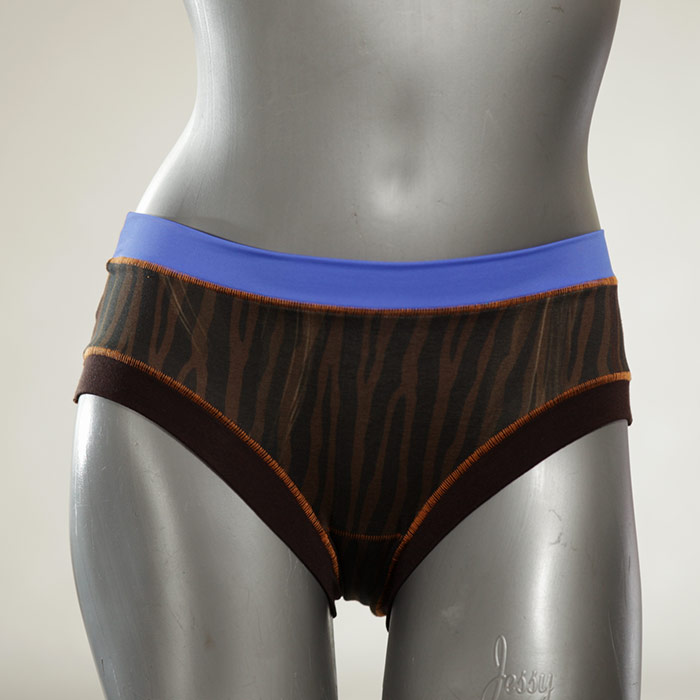  nachhaltige gemusterte einzigartige Panty - Unterhose - Slip aus Baumwolle für Damen thumbnail