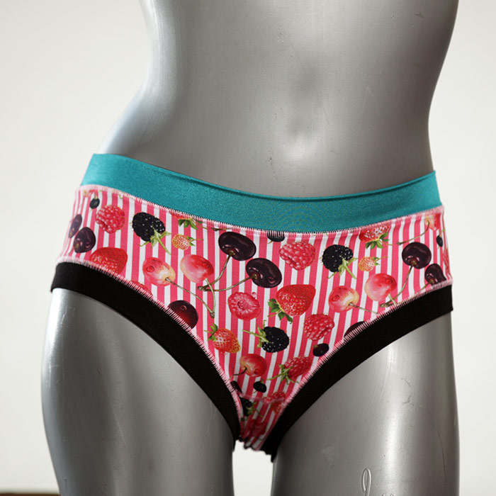  gemusterte handgemachte sexy Panty - Unterhose - Slip aus Baumwolle für Damen thumbnail