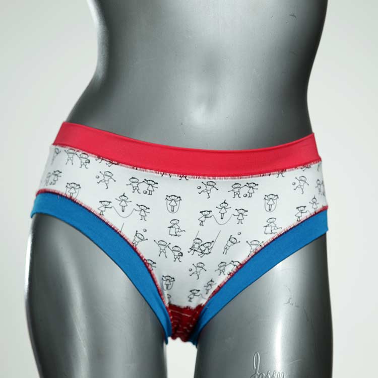 gemusterte preiswerte nachhaltige farbige Panty aus Baumwolle, Unterwäsche für Damen thumbnail