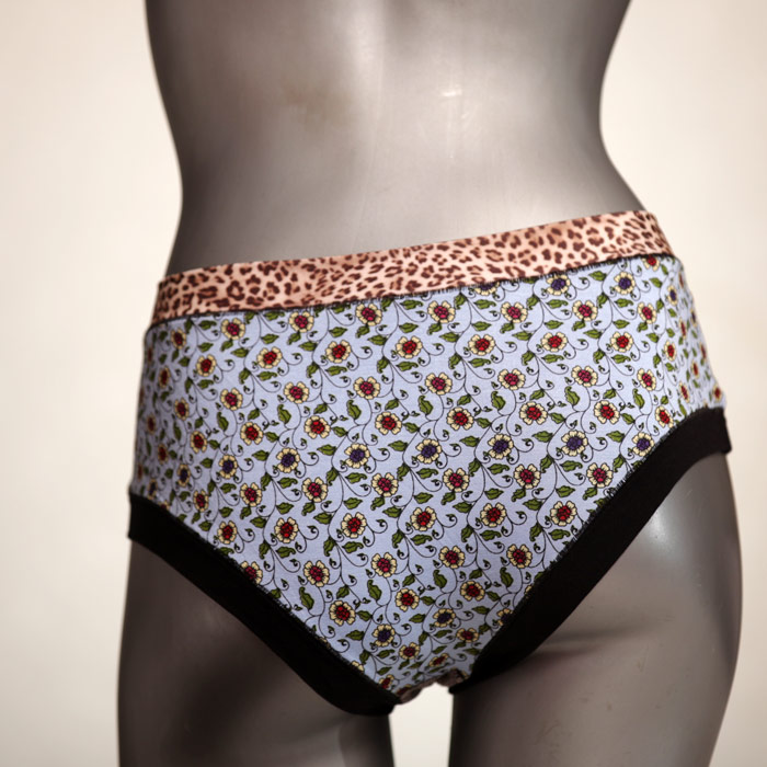  gemusterte handgemachte nachhaltige Panty - Unterhose - Slip aus Baumwolle für Damen thumbnail