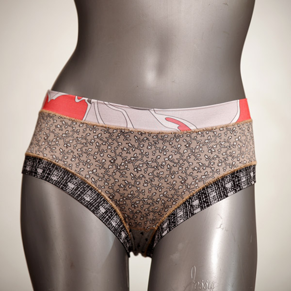 gemusterte reizende handgemachte Panty - Unterhose - Slip aus Baumwolle für Damen thumbnail