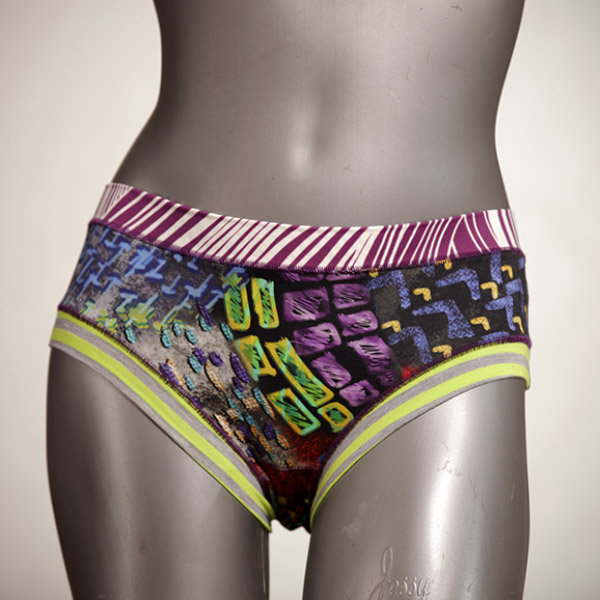  nachhaltige bunte einzigartige Panty - Unterhose - Slip aus Baumwolle für Damen thumbnail