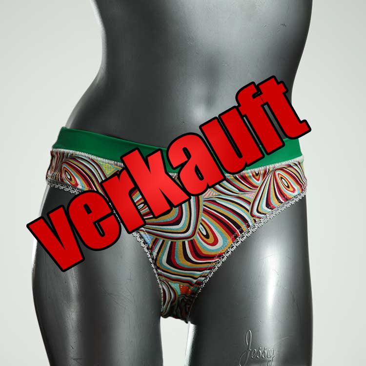 gemusterte attraktive ökologische farbige Brazilena aus Baumwolle, Unterwäsche für Damen