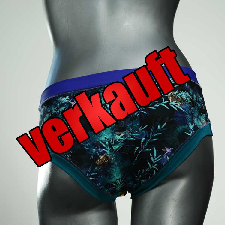 ökologische bunte handgemachte farbige Panty aus Baumwolle, Unterwäsche für Damen