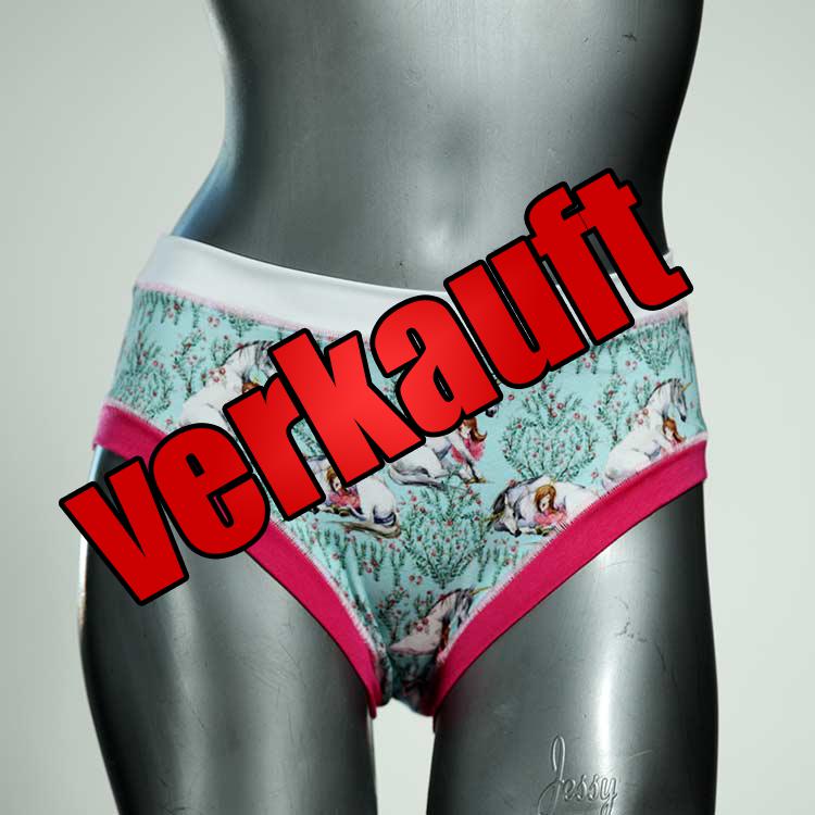 schöne gemusterte farbige sexy Panty aus Baumwolle, Unterwäsche für Damen