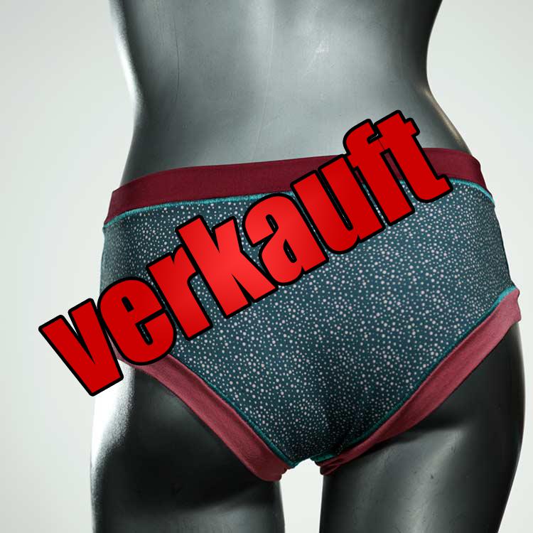 bunte gemusterte ökologische bequeme Panty aus Baumwolle, Unterwäsche für Damen