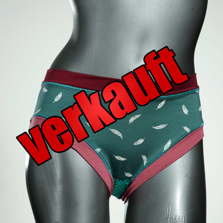 bunte gemusterte ökologische bequeme Panty aus Baumwolle, Unterwäsche für Damen