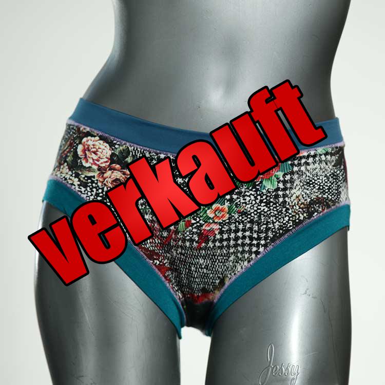 bunte farbige sexy handgemachte Panty aus Baumwolle, Unterwäsche für Damen