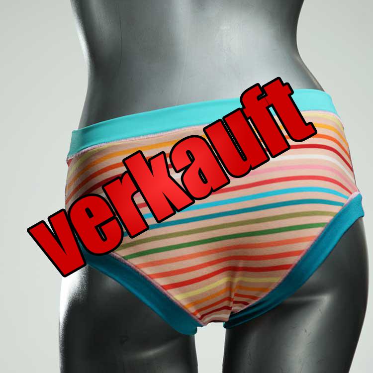 bunte handgemachte ökologische preiswerte Panty aus Baumwolle, Unterwäsche für Damen