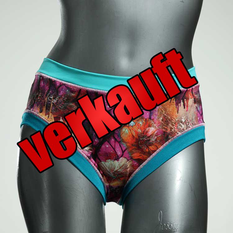 bunte handgemachte ökologische preiswerte Panty aus Baumwolle, Unterwäsche für Damen