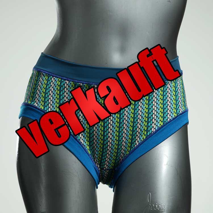 schöne nachhaltige bunte gemusterte Panty aus Baumwolle, Unterwäsche für Damen