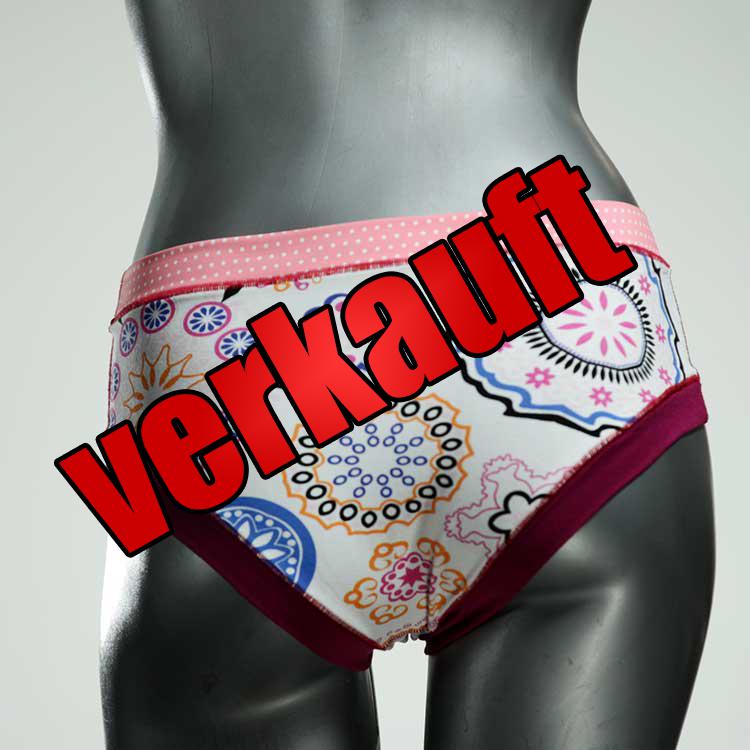 ökologische farbige gemusterte süße Panty aus Baumwolle, Unterwäsche für Damen