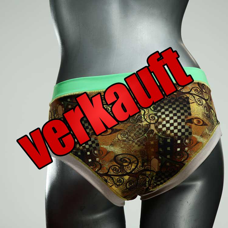 sexy ökologische nachhaltige gemusterte Panty aus Baumwolle, Unterwäsche für Damen