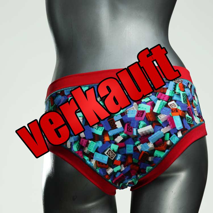gemusterte bequeme ökologische attraktive Panty aus Baumwolle, Unterwäsche für Damen
