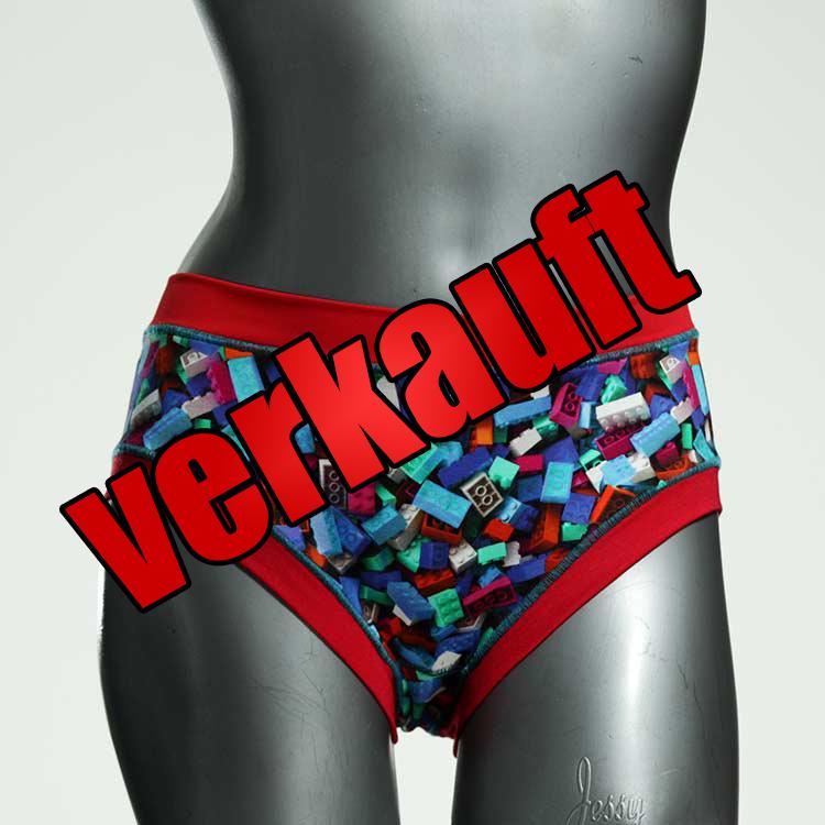 gemusterte bequeme ökologische attraktive Panty aus Baumwolle, Unterwäsche für Damen
