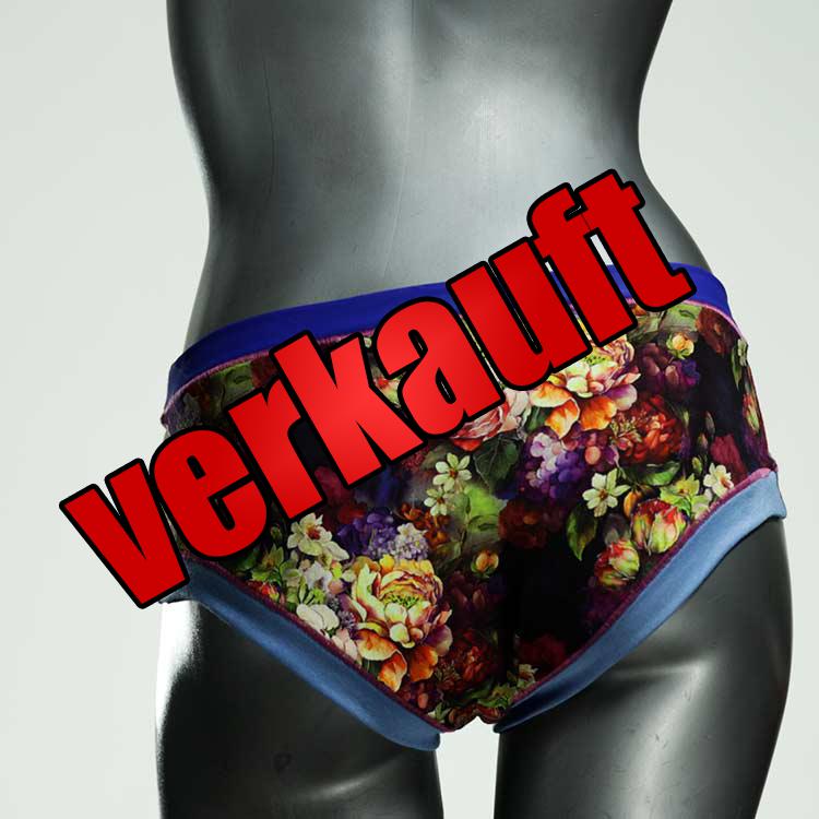 farbige bequeme handgemachte bunte Panty aus Baumwolle, Unterwäsche für Damen