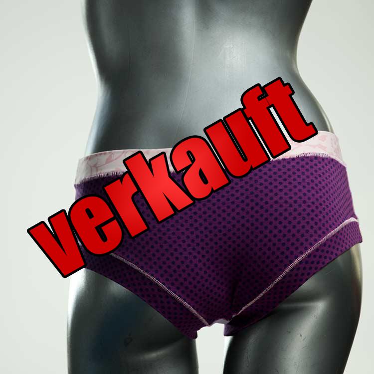 handgemachte nachhaltige sexy gemusterte Panty aus Baumwolle, Unterwäsche für Damen
